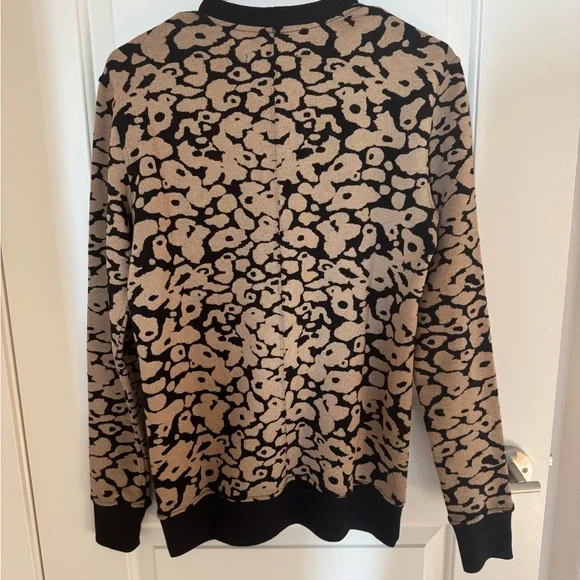 Rag & Bone Black and Tan Crewneck Sweater (Size XXS) - Picture 2 of 2